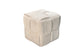 Pouf URBAN / Cord beige, dunkelgrün oder grau / Vollpolster / Hocker / B 40, H 40, T 40 cm