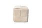 Pouf URBAN / Cord beige, dunkelgrün oder grau / Vollpolster / Hocker / B 40, H 40, T 40 cm