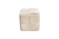 Pouf URBAN / Cord beige, dunkelgrün oder grau / Vollpolster / Hocker / B 40, H 40, T 40 cm