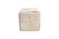 Pouf URBAN / Cord beige, dunkelgrün oder grau / Vollpolster / Hocker / B 40, H 40, T 40 cm