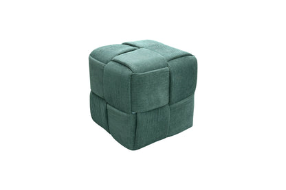 Pouf URBAN / Cord beige, dunkelgrün oder grau / Vollpolster / Hocker / B 40, H 40, T 40 cm