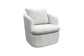 Sessel HARMONY / Grob-Cord dunkelgrau oder off white / Vollpolster / 360° drehbar / B 72, H 69, T 77 cm