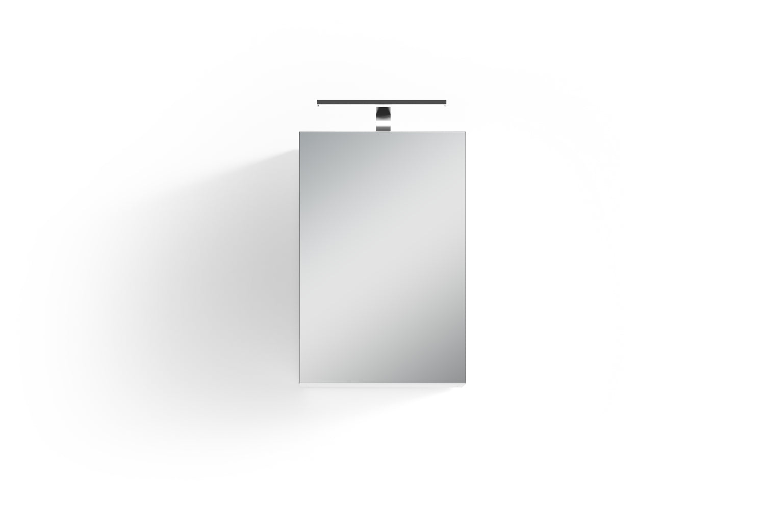 SPREE Spiegelschrank, Breite 40 weiß cm, – in LED byLIVING mit Beleuchtung