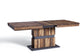 MATTHEW Esstisch, Breite 160 cm mit oder ohne Auszug, in Eiche-, Beton- oder Old-Wood-Optik